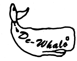 DE-WHALO trademark