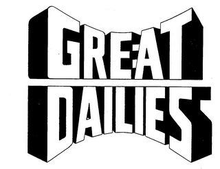 GREAT DAILIES trademark