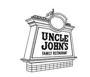 UNCLE JOHNS FAMILY RESTAURANT trademark