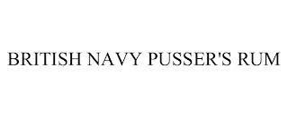 BRITISH NAVY PUSSER'S RUM trademark
