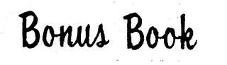 BONUS BOOK trademark