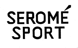 SEROME SPORT trademark