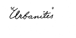 "URBANITES"