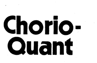 CHORIO-QUANT trademark