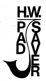 H. W. PAD SAVER trademark