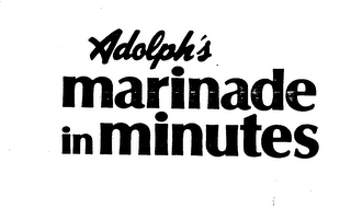 ADOLPH'S MARINADE IN MINUTES