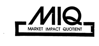 MIQ MARKET IMPACT QUOTIENT trademark