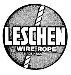LESCHEN WIRE ROPE MADE IN USA