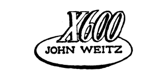 X600 JOHN WEITZ