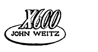 X600 JOHN WEITZ