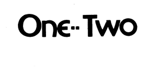 ONE-TWO trademark