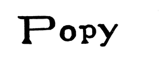 POPY trademark