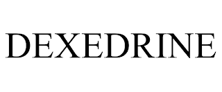 DEXEDRINE trademark