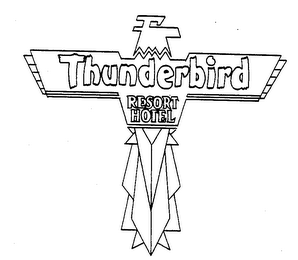 THUNDERBIRD RESORT HOTEL trademark
