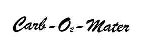 CARB-O2-MATER trademark