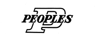 P PEOPLES trademark