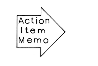 ACTION ITEM MEMO trademark