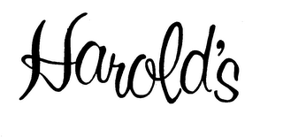 HAROLD'S trademark