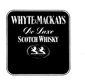 WHYTE & MACKAYS DE LUXE SCOTCH WHISKY DOUBLE LION BRAND