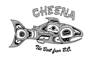 CHEENA THE BEST FROM B.C. trademark