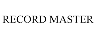 RECORD MASTER trademark