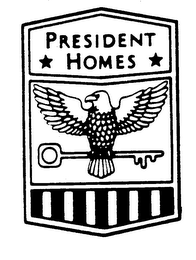 PRESIDENT HOMES trademark