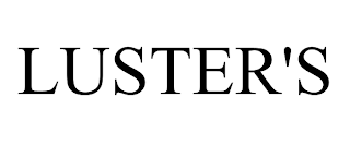 LUSTER'S trademark