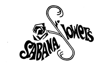 SABANA FLOWERS trademark