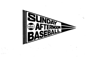 ABC SUNDAY AFTERNOON BASEBALL trademark