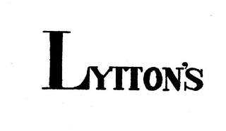 LYTTON'S trademark