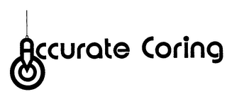 ACCURATE CORING trademark