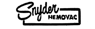 SNYDER HEMOVAC trademark