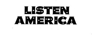 LISTEN AMERICA trademark