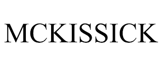 MCKISSICK trademark