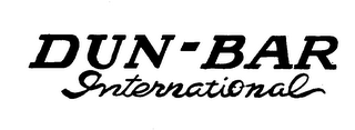 DUN-BAR INTERNATIONAL trademark