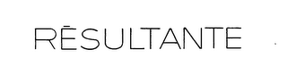 RESULTANTE