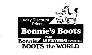 BONNIE BOOTS THE WESTERN STORE BONNIE BOOTS THE WORLD LUCKY DISCOUNT PRICES