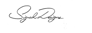 SIGNED DESIGNS trademark