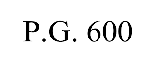 P.G. 600 trademark