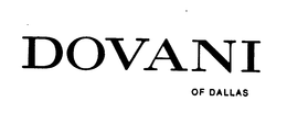 DOVANI OF DALLAS trademark