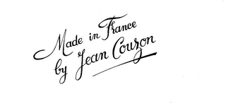 MADE IN FRANCE BY JEAN COUZON