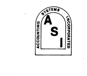 ASI ACCOUNTING SYSTEMS ONCORPORATED