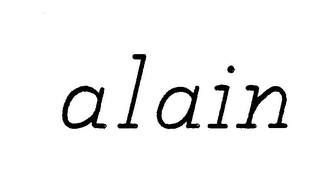 ALAIN trademark