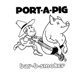 PORT-A-PIG BAR-B-SMOKER trademark