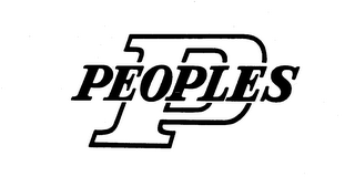 P PEOPLES trademark