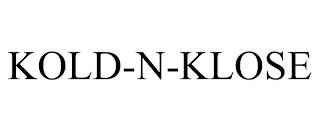 KOLD-N-KLOSE trademark