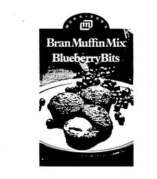 BRAN MUFFIN MIX BLUEBERRY BITS MORRISON'S M