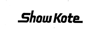 SHOWKOTE trademark