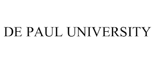 DE PAUL UNIVERSITY trademark