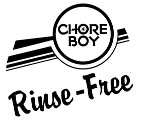 CHORE BOY RINSE-FREE trademark